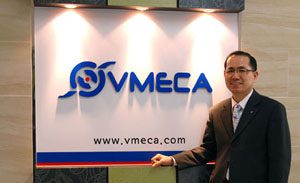 VMECA CEO with company logo